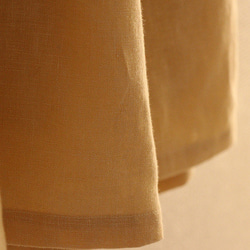 パステルカラーリネンのスカート カスタード bottom-22 6枚目の画像