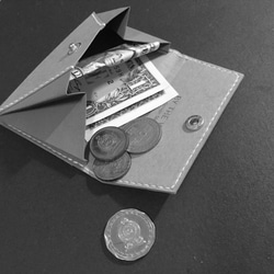 カードホルダー、小銭入れ洗い可能なクラフト紙、レザーペーパー 6枚目の画像
