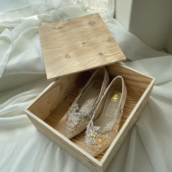 【訂做】施華洛世奇婚鞋（平底鞋） 第4張的照片