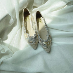 【訂做】施華洛世奇婚鞋（平底鞋） 第6張的照片