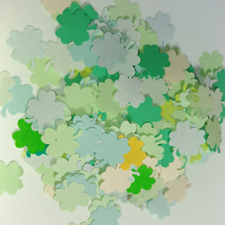 再販売】幸せの四つ葉のクローバークラフトパンチたっぷり300枚 その他