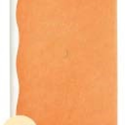 旧暦美人　月のノート　月の名前・イラストノート　９０ページの多目的ノート オレンジ 1枚目の画像