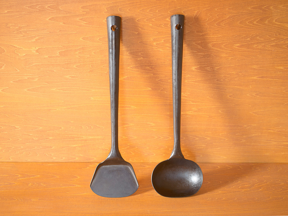 Real Classic 中華お玉 ＆ 中華ヘラ セットその他金属 へら・フライ返し・ターナー