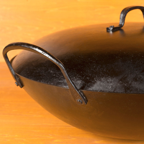 16インチ Real Classic 中華鍋（広東鍋）蓋付きセット 