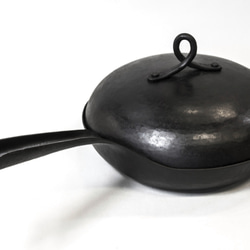 [股票限制] 9英寸Real Classic煎鍋專用鍋蓋“ Natural” 第3張的照片