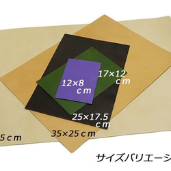 Pkawa056-2/1【切り革】ドエリア 全20色 50×35cm 0.6mm~3.0mm 6枚目の画像