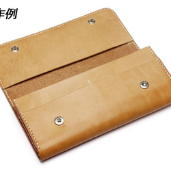 Pkit806 [連羽毛剪裁]長款錢包工具包D（非翻蓋式）小羽毛20x9.5cm 第4張的照片