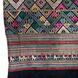 タイ族の手織りシン、アジアンオールドテキスタイル 5枚目の画像