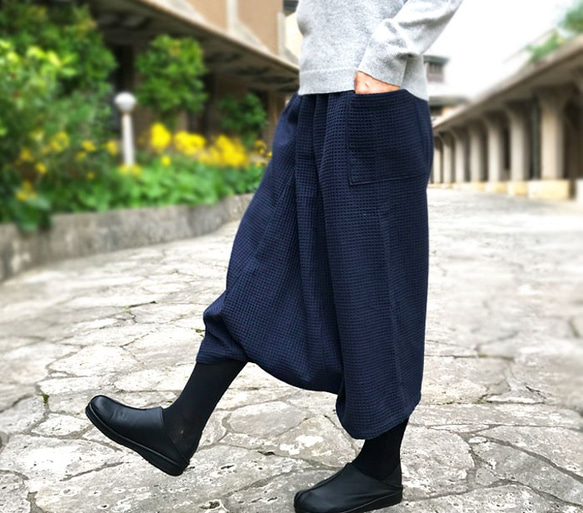 新品◎かぐれ◎コットンリネンラミーサルエルパンツ//ブルー 楽天市場】コットンリネンラミーサルエルパンツ／かぐれ（kagure