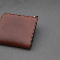 小さな財布　Small wallet Brown 2枚目の画像