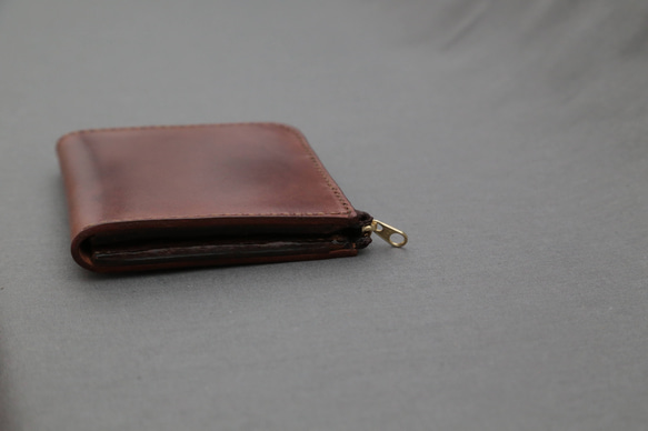 小さな財布　Small wallet Brown 3枚目の画像