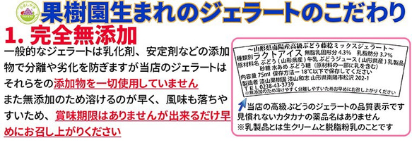 果樹園生まれの出来立てジェラート　アレルギー対応おまかせ8個セット(卵、牛乳なしもあります) 3枚目の画像