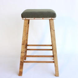 スツール H ⭐︎送料込み⭐︎ 3 Leg High Stool with Curved Stretchers — COMPLEX UNIVERSAL