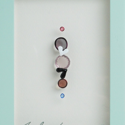 上村由希ガラスコラージュ Piccolino No.1215074 その他アート 上村