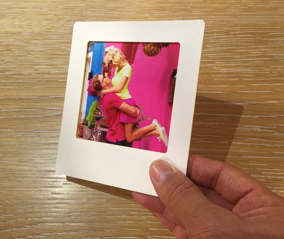 台湾オリジナル - ポラロイド アート カード X 6 個 (木製スタンド X 2 付き) - カスタマイズ - バレンタインデ 4枚目の画像