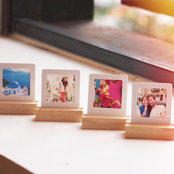 台湾オリジナル-Share Happy Time, Mini Art Card x9 with 2 wooden stand-C 1枚目の画像