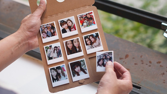 台灣原創-幸福魔力框(拍立得磁鐵卡x9附磁吸框-客製化-情人節禮物-生日禮物-個人化-母親節-畢業禮物 第4張的照片