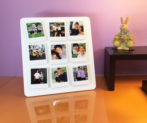 台灣原創-幸福魔力框(拍立得磁鐵卡x9附磁吸框-客製化-情人節禮物-生日禮物-個人化-母親節-畢業禮物 第7張的照片