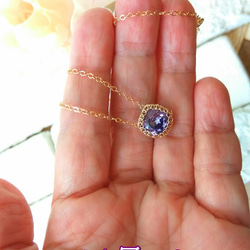 二月誕生石 紫水晶K金項鍊˙Jill&Joe施華洛世奇元素.氣質百搭˙獨家手作網編設計 第2張的照片