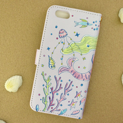 「人魚のお庭」iPhone各種 手帳型スマホケース 2枚目の画像