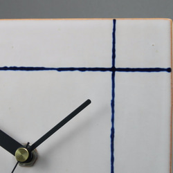 壁掛け時計（ブルー・ライン） 3枚目の画像
