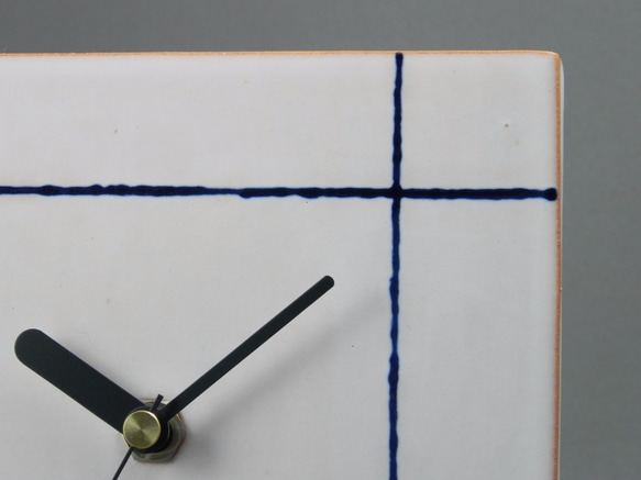 壁掛け時計（ブルー・ライン） 3枚目の画像