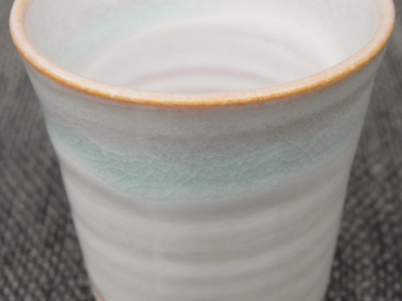 冷酒杯（藍×白） 第3張的照片