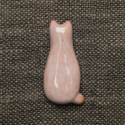 ねこ箸置き（紫）２客組 3枚目の画像