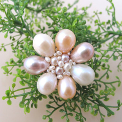 Flower Brooch ~Daisy Pearls~ 1枚目の画像