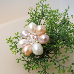 Flower Brooch ~Daisy Pearls~ 2枚目の画像