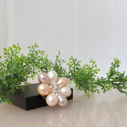 Flower Brooch ~Daisy Pearls~ 3枚目の画像