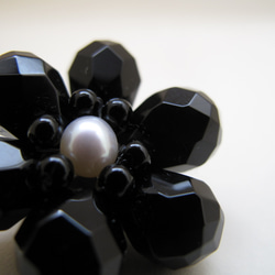 Flower Brooch ~Black~ 1枚目の画像