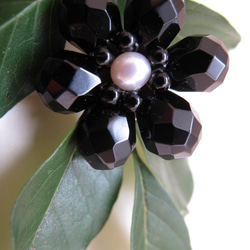 Flower Brooch ~Black~ 3枚目の画像