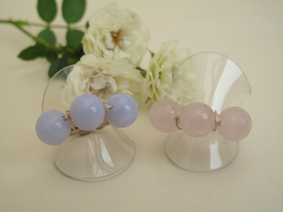 Holiday Ring ~pastel pink & blue~ 2枚目の画像