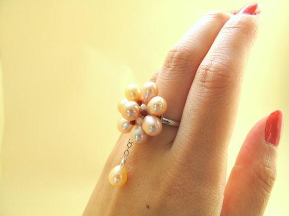 Flower Ring ~Elegant Pearls~ 4枚目の画像