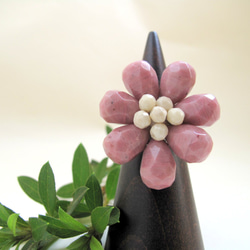 Flower Ring ~Beige in Pink~ 2枚目の画像