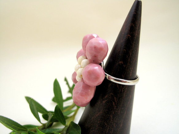 Flower Ring ~Beige in Pink~ 3枚目の画像