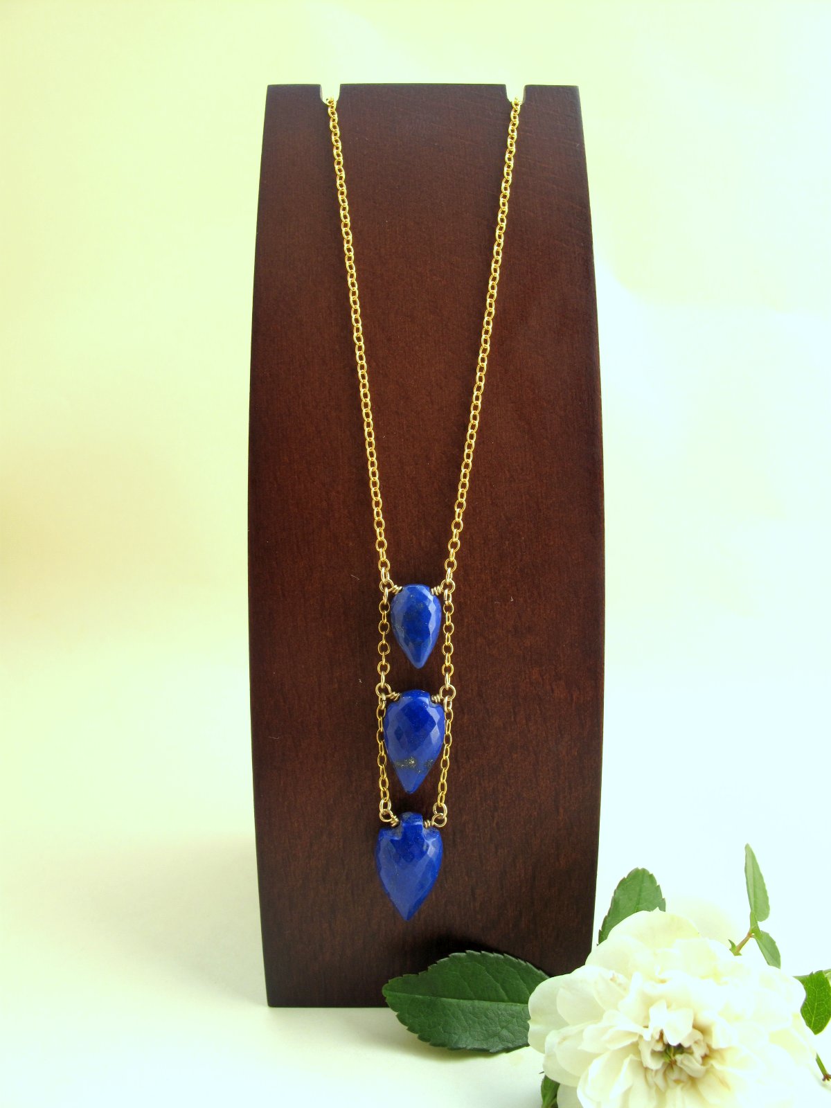 Necklace "Holy Night Leaves"