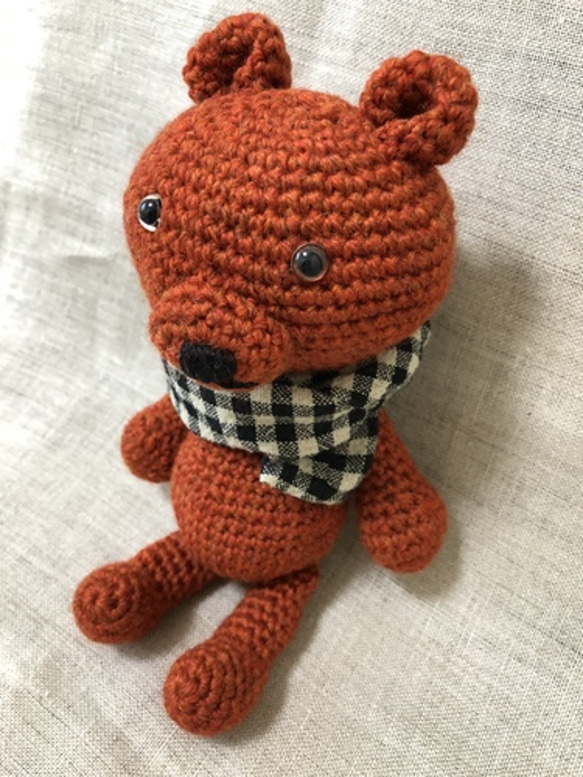 毛糸のくま　pome（Amigurumi bear Pome) 2枚目の画像