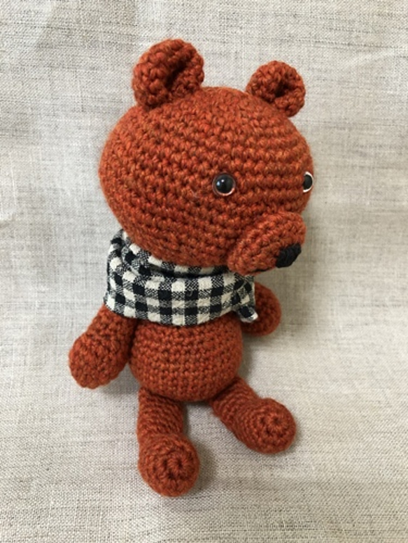 毛糸のくま　pome（Amigurumi bear Pome) 5枚目の画像