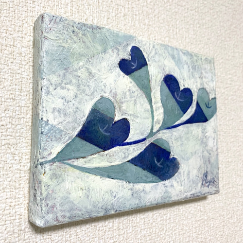 ハートの絵、絵画、原画、インテリア、現代アート、LOVE、幸せを呼ぶアート heart white] #原画 #幸せ #抽象 #アート #希望 #元気 #愛