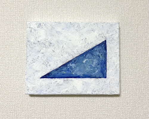 匿名で配送］一点もの 太陽 空 油絵 油彩 F0 絵 イラスト
