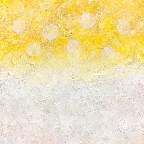 原画 油絵 陽だまり 太陽の光のアート 絵画 抽象画 F4号 黄色×白 原画 油絵 陽だまり 太陽の光のアート 絵画 抽象画 F4号 黄色×白