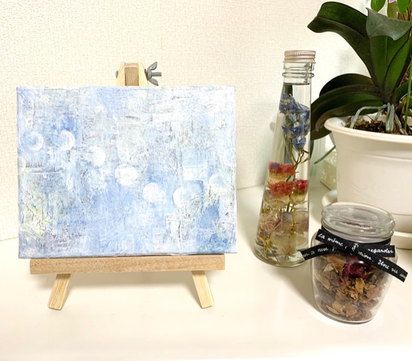 【原画 油絵】静寂の月 5枚目の画像