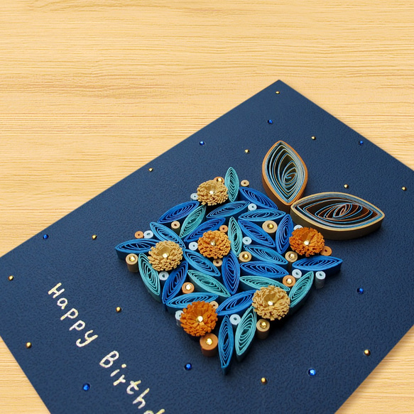 手工捲紙卡片：星空系列 - 來自遠方的生日祝福_星空禮盒B 第2張的照片
