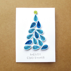 手工捲紙卡片：聖誕樹 G（聖誕卡、聖誕節） 第1張的照片