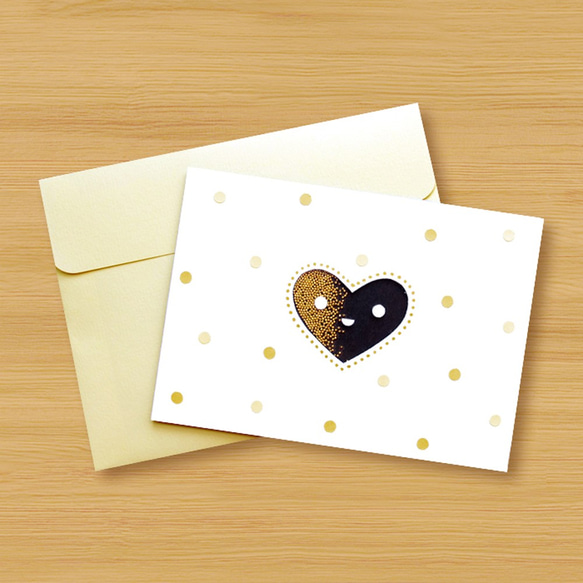 手工搖搖卡片 & 明信片：微笑愛心（情人卡、母親卡、婚禮賀卡、感謝卡、萬用卡） 第5張的照片