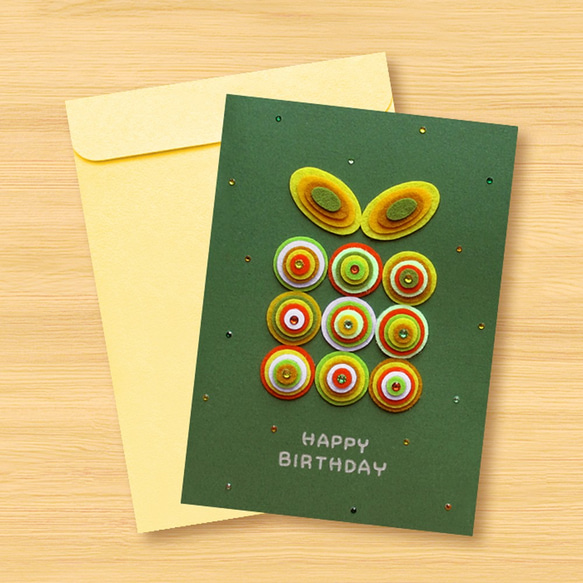 手工卡片：可愛圈圈生日禮盒C（生日卡、感謝卡、萬用卡） 第3張的照片