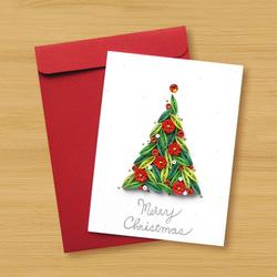手作りのロール紙：afar_ChristmasツリーAからのクリスマスの願い（クリスマスカード） 3枚目の画像