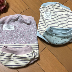 ラスト1❣️＊犬服＊Ｓサイズ完成品＊双子コーデ＊女の子＊slowboat ＊bichette 3枚目の画像